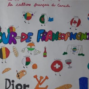 Semaine de la Francophonie 2024: French Curriculum Students Leave a Mark with Their Artistic Flair
